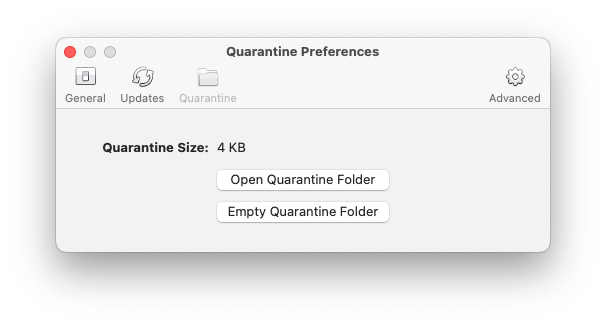 quarantine preference